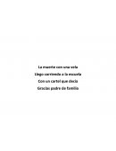 La muerte con una vela.