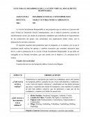 GUIA PARA EL DESARROLLO DE LA ACCIÓN SOCIALMENTE RESPONSABLE