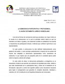 Ensayo democracia participativa.
