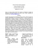 Tipos de reacciones quimicas. Al realizar esta experiencia de laboratorio pudimos conocer y observar los tipos de cambios experimentales en una reacción química