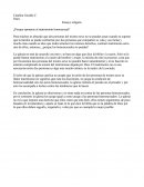 Ensayo religión. ¿Porque oponerse al matrimonio homosexual?