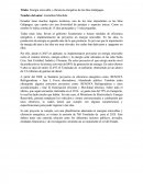 Energía renovable y eficiencia energética de las Islas Galápagos.