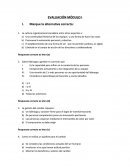 EVALUACIÓN MÓDULO I