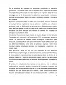 En la actualidad las empresas se encuentran compitiendo en mercados globalizados y los clientes piden que se respondan a sus exigencias de manera más rápida