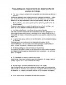 Recomendación de desempeño de un equipo de trabajo