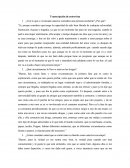 Transcripción de entrevista