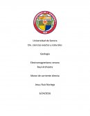 Geologia Electromagnetismo verano