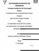 Ensayo La naturaleza social del ser humano.