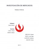 INVESTIGACIÓN DE MERCADOS TRABAJO PARCIAL