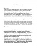 Influencia de la disonancia cognitiva.