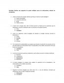 Test Prueba: Metabolismo y Fotosíntesis (Biología)