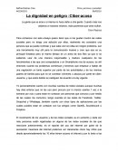 La dignidad en peligro :Ciber-acoso