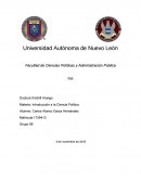 Introducción a la Ciencia Política. Este problema social en si me pareció muy relevante ya que varios temas que se vieron en el semestre están inmiscuidos en esta problemática