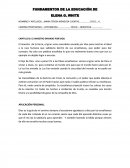 Fundamento de la educación capitulo 8 y 9