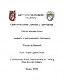 Medición e Instrumentación Electrónica “Puente de Maxwell”