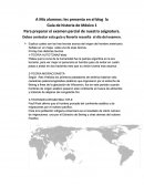 Guía de historia de México.