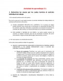 DERECHO LABORAL ACTIVIDAD.
