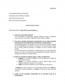 Taller de Comunicación Oral. Practica de ejercicios.