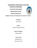 Práctica Profesional II Ensayo: Escasez de Profesionales de Educación Artística