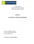 EL HOSPITAL COMO UNA EMPRESA .