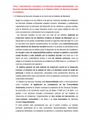 Aproximación conceptual a los Servicios Sociales Especializados.