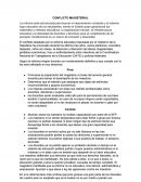 CONFLICTO MAGISTERIAL.