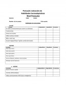 Protocolo valoración de Habilidades Socioadaptativas