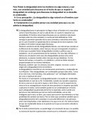 Desigualdad - Rousseau.