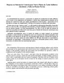 Mejoras en Sistema de Control.