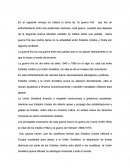 En el siguiente ensayo se tratará el tema de “la guerra fría” que fue un enfrentamiento entre dos poderosas naciones