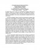 El Pensamiento Sociológico.