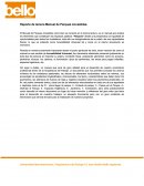 Reporte de lectura de parques accesibles.