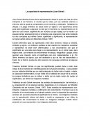 La capacidad de representación: Juan Delval (resumen).