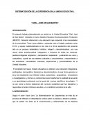 Sistematizacion de la practica educativa