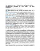 Asentamientos mediante un gran sistema de salud académico.