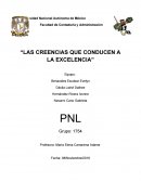 Las creencias que conducen a la excelencia