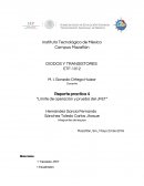 Limite de operación y prueba del JFET