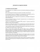 Introducción a la Ingeniería Industrial.