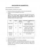 APLICACIÓN DE DIAGNÓSTICO ¿QUÉ CONSIDERAR PARA EL DIAGNÓSTICO?