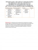 IMPLEMENTACIÓN Y CREACIÓN DE UN GIMNASIO INTEGRAL.