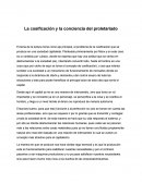 La cosificación y la conciencia del proletariado