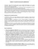 Capítulo 1: Economía internacional y globalización. Porque la globalización es importante.