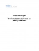 Paper performance measurement and managerials teams