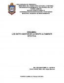 Resumen de los /habitos de la gente Altamente Efectiva