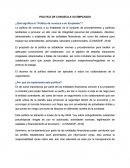 POLITICA DE CONOZCA A SU EMPLEADO