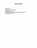 Plan de clase Sala: 4 años Momento: Literario