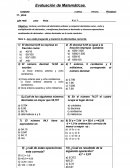 EVALUACION MATEMATICAS.