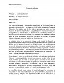 Protocoló película Película: La pasión de Gabriel