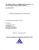 TRABAJO ACERCA DE LA LEY DE VICTIMAS EN COLOMBIA.