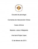 CORRIENTES DE INTERVENCIÓN CLINICA